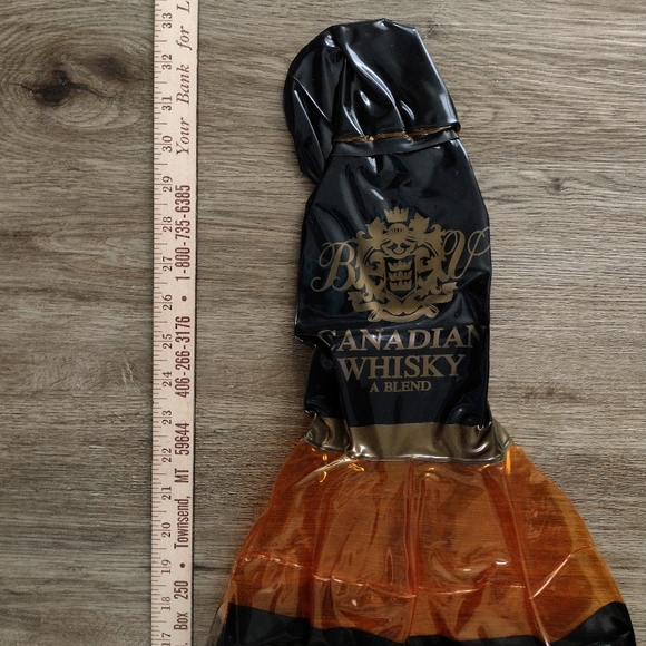 Black Velvet Inflatable Canadian Whiskey  advertising bottle. NWOT - Picture 4 of 10